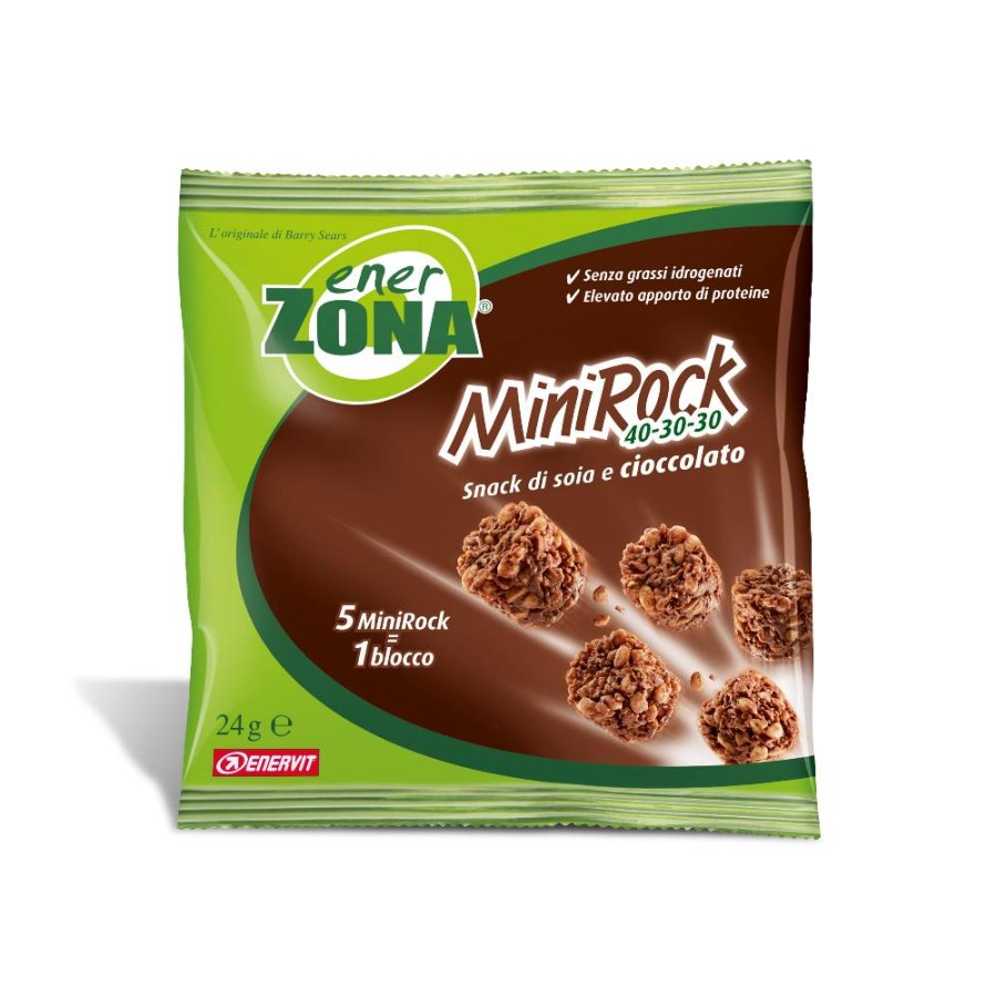 EnerZona Alimentazione Dieta a ZONA Minirock Cioccolato al Latte 40-30-30 EnerZona Alimentazione Dieta a ZONA Minirock Cioccolato al Latte 40-30-30