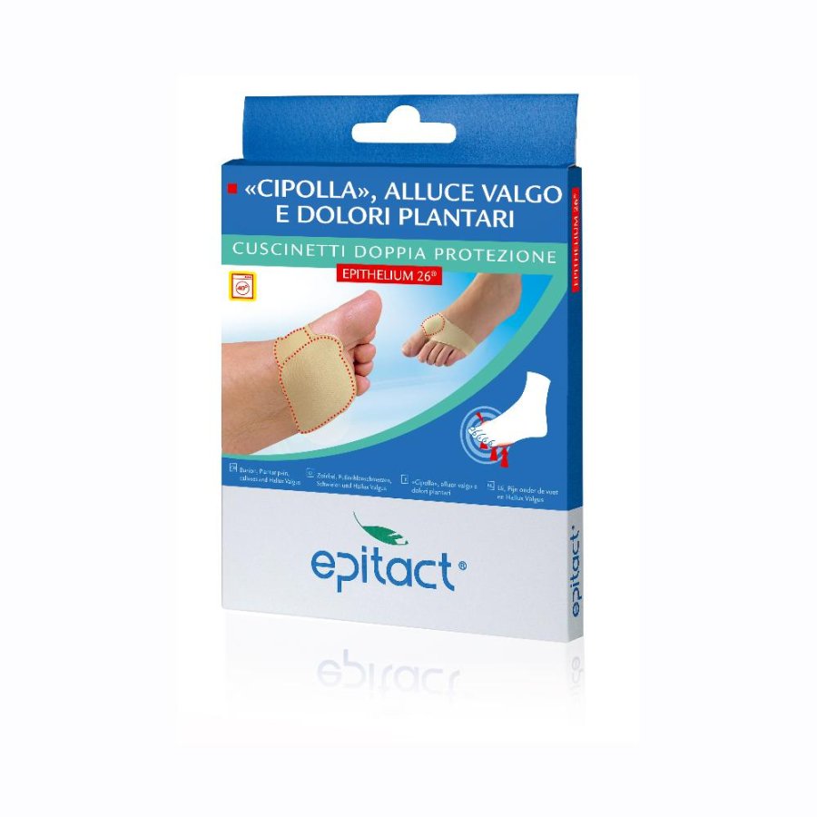 Epitact Cuscinetti Doppia Protezione Alluce Valgo Cipolla E Dolori Plantari T.M Epitact Cuscinetti Doppia Protezione Alluce Valgo Cipolla E Dolori Plantari T.M