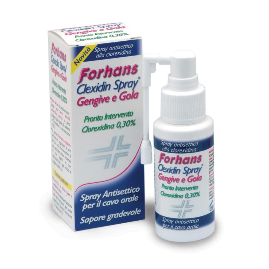 Uragme Collutorio Spray Con Clorexidina Forhans Clexidin 50ml
