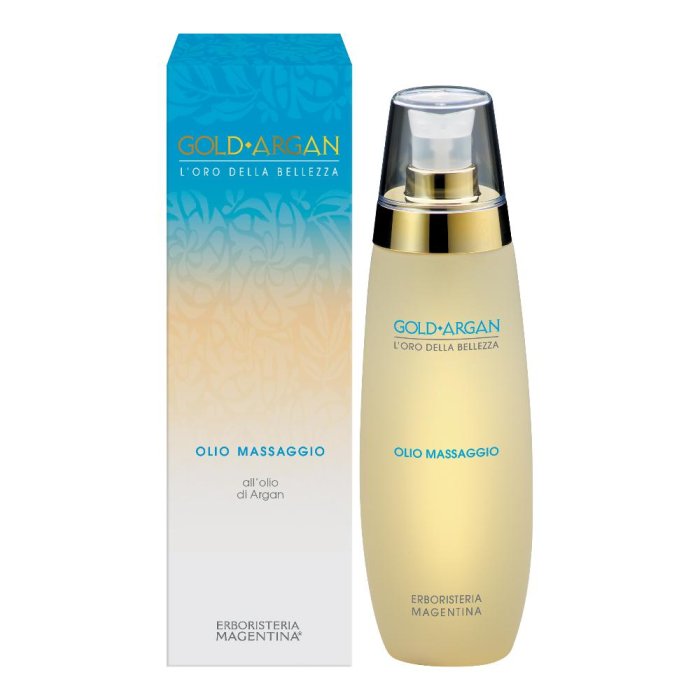 Olio da Massaggio all’Argan 200 ml Argan Gold – Olio Corpo Nutriente e Idratante