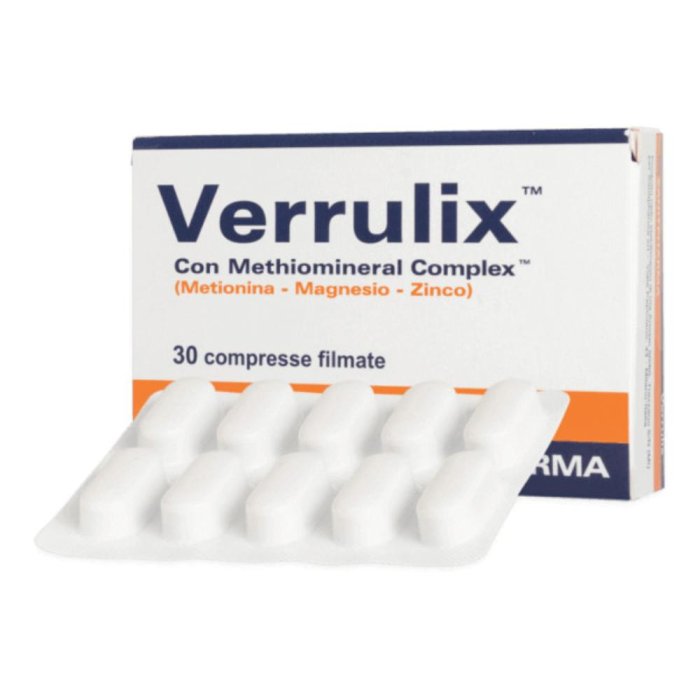 Verrulix  Salute e Benessere Methiomineral Complex 30 Compresse