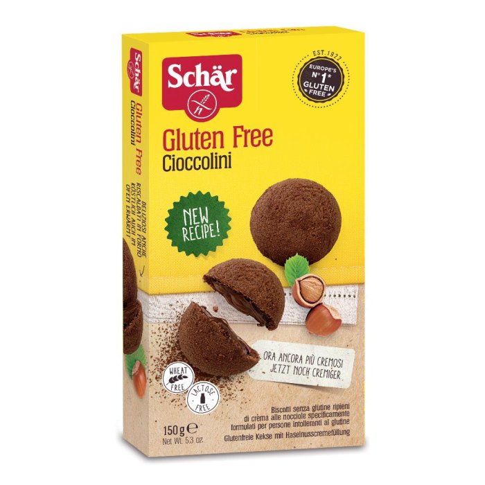Schar Biscotti Cioccolini crema cacao 150 g