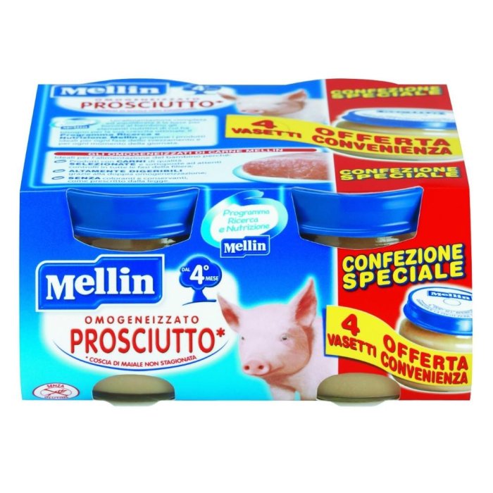 MELLIN OMOG PROSCIUTTO 4X80G