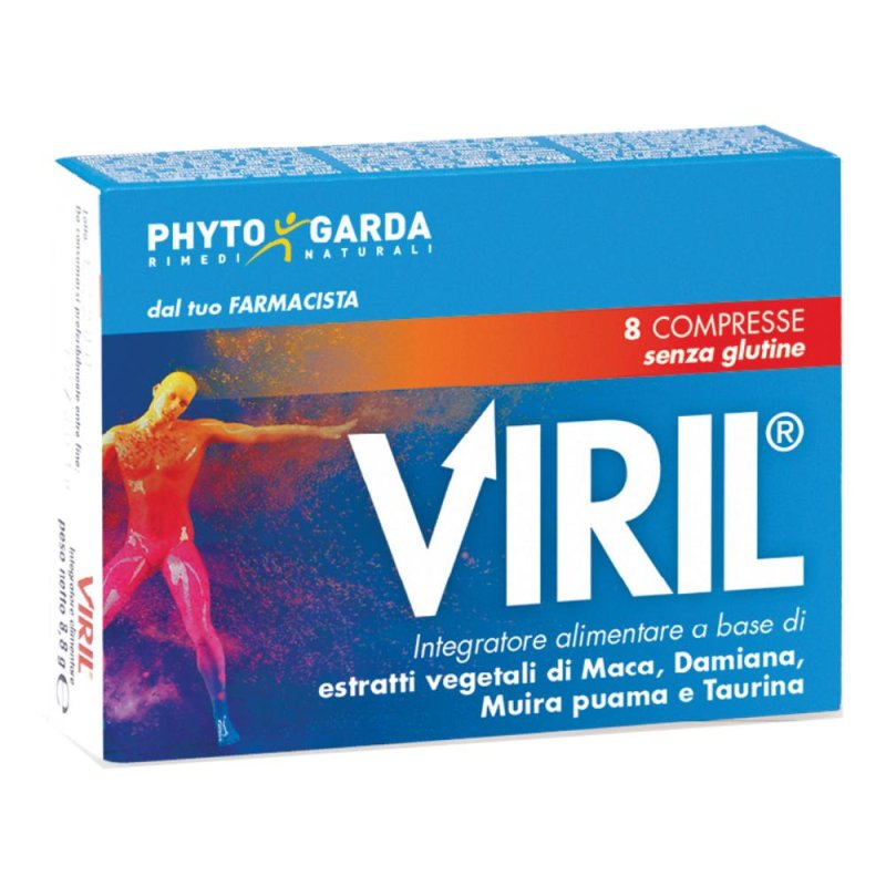 Phytogarda Rimedi Naturali Viril Benessere Vita di Coppia 8 Compresse