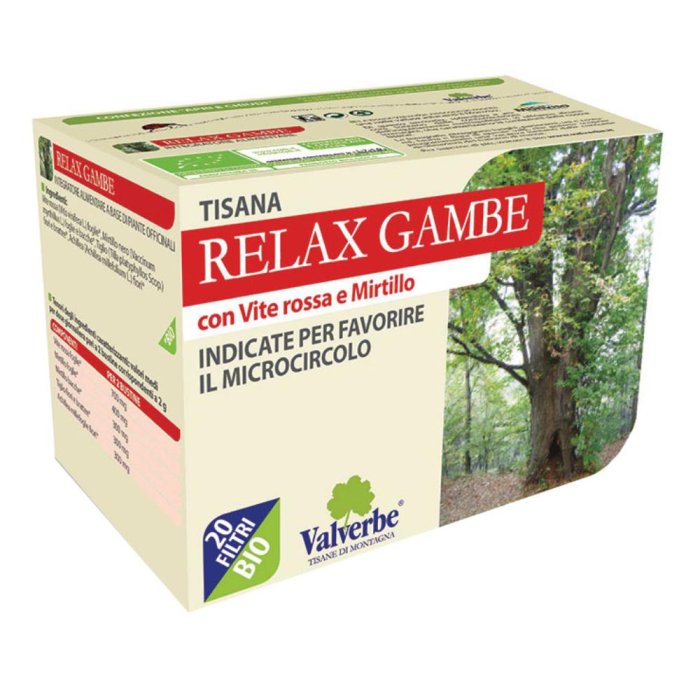 Tisana Relax Gambe  20 G – tisana e infuso erboristico