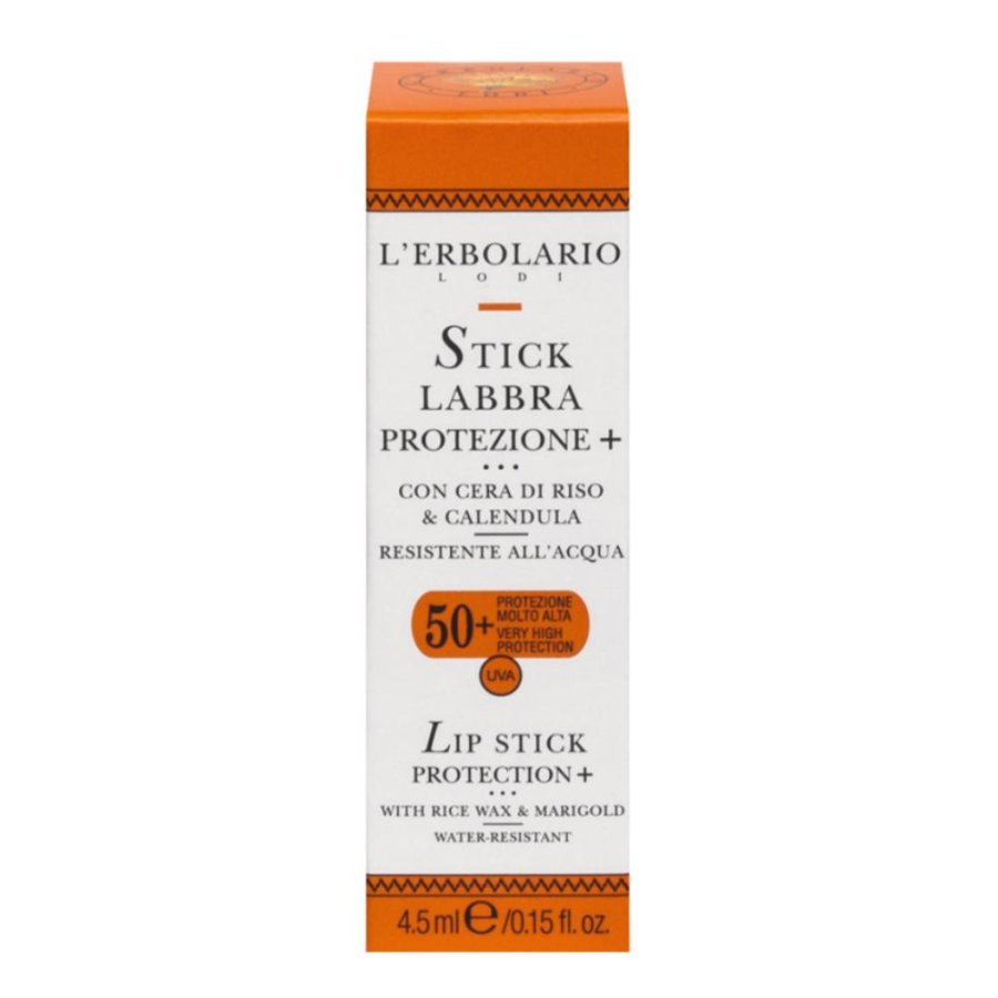 L'Erbolario Stick Labbra SPF50+ Calendula e Cera di Riso 4,5 ml