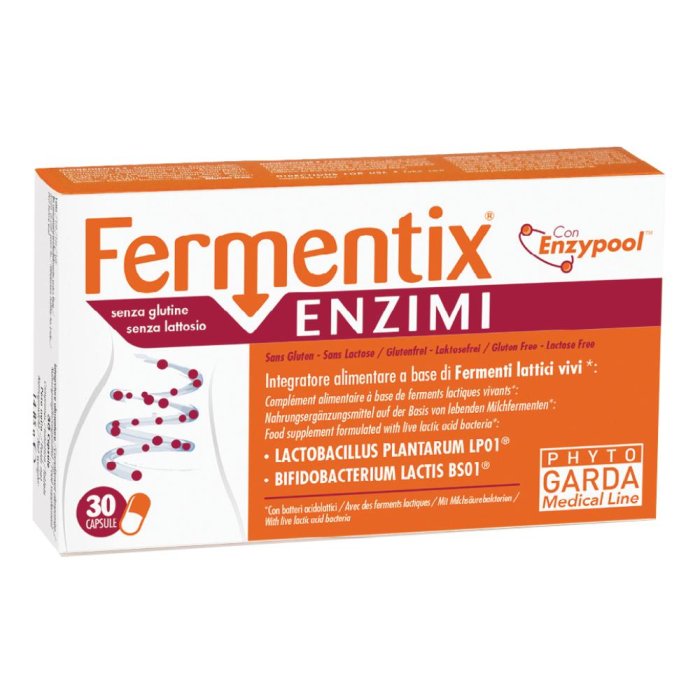 Phytogarda Rimedi Naturali Fermentix Enzimi e Fermenti 30 Capsule