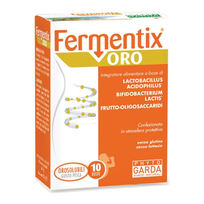 Phytogarda Rimedi Naturali Fermentix Oro Fermenti 10 Bustine Orosolubili