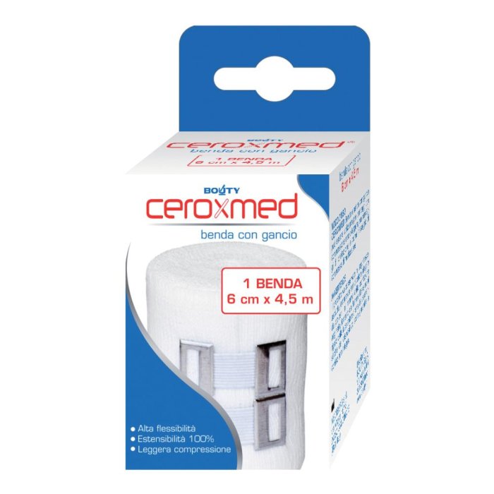 Bouty Benda Elastica Ceroxmed 6x450cm Con Gancio