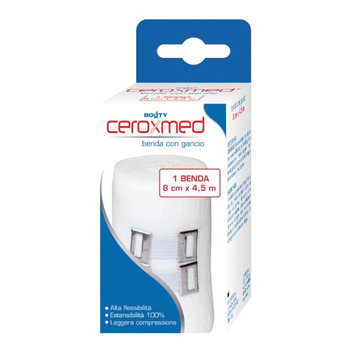 Bouty Benda Elastica Ceroxmed 8x450cm Con Gancio