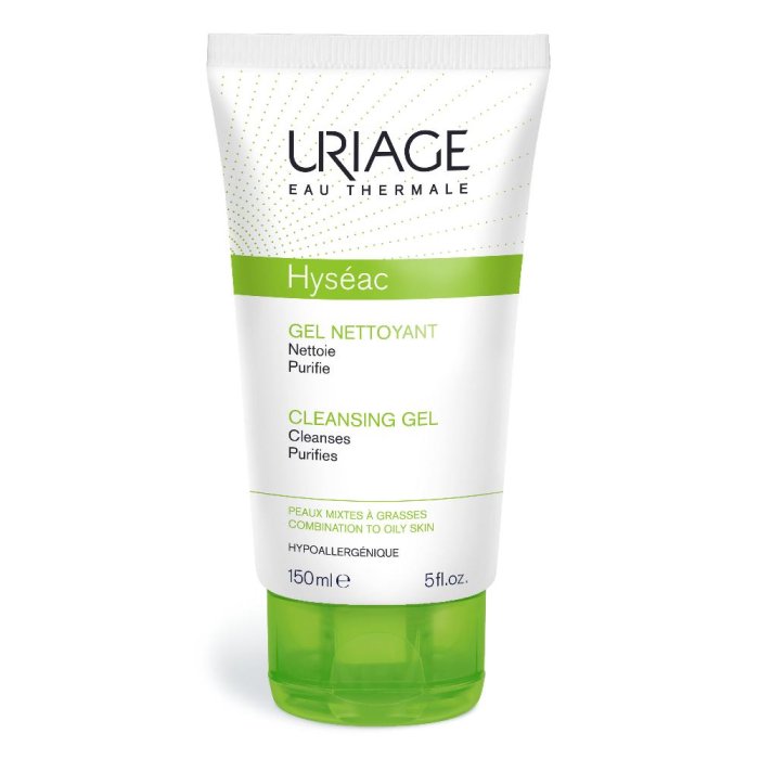 Uriage Laboratoires Dermatologiques Trattamenti Viso  Hyseac Gel Detergente Pelli Miste e Grasse 150 ml