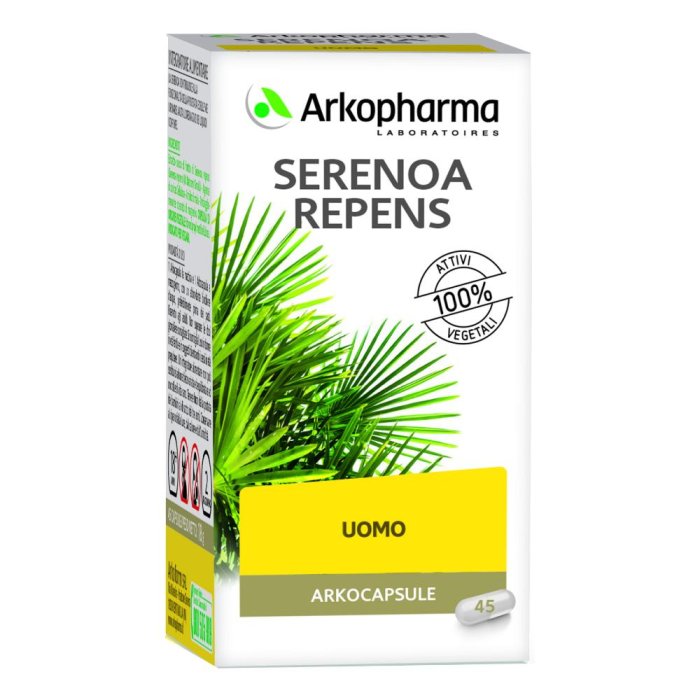 Arkocapsule  Benessere Uomo Serenoa Repens Integratore Alimentare 45Capsule