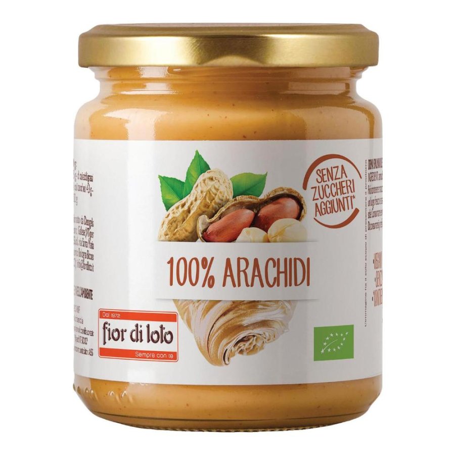 Fior di Loto Crema 100% Arachidi Tostate Bio senza Zuccheri Aggiunti Fior di Loto Crema 100% Arachidi Tostate Bio senza Zuccheri Aggiunti
