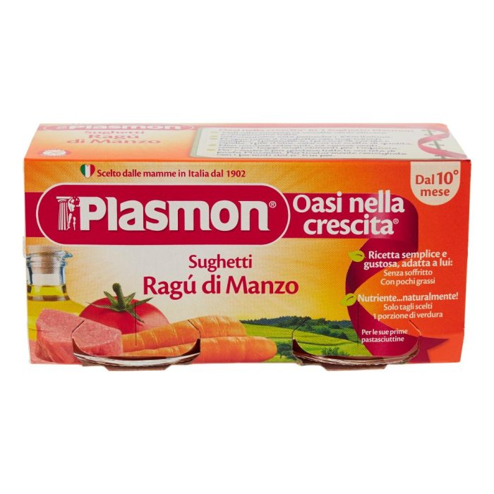 Plasmon Sughetto Ragù Di Manzo  80 G X 2  – Baby Food