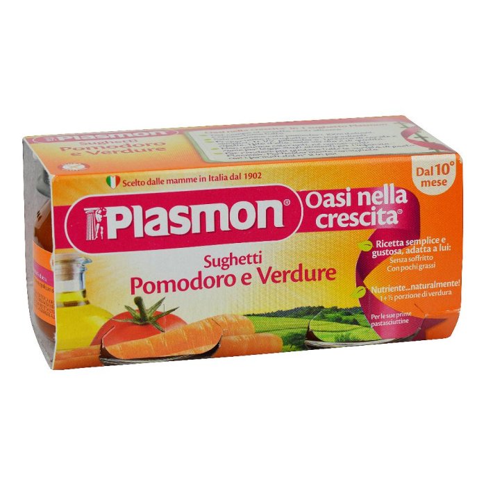 Plasmon Sughetto Pomodoro E Verdure  80 G X 2  – Baby Food