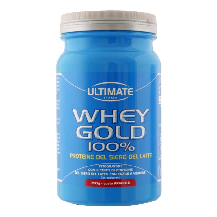 WHEY GOLD 100% Fragola 750g