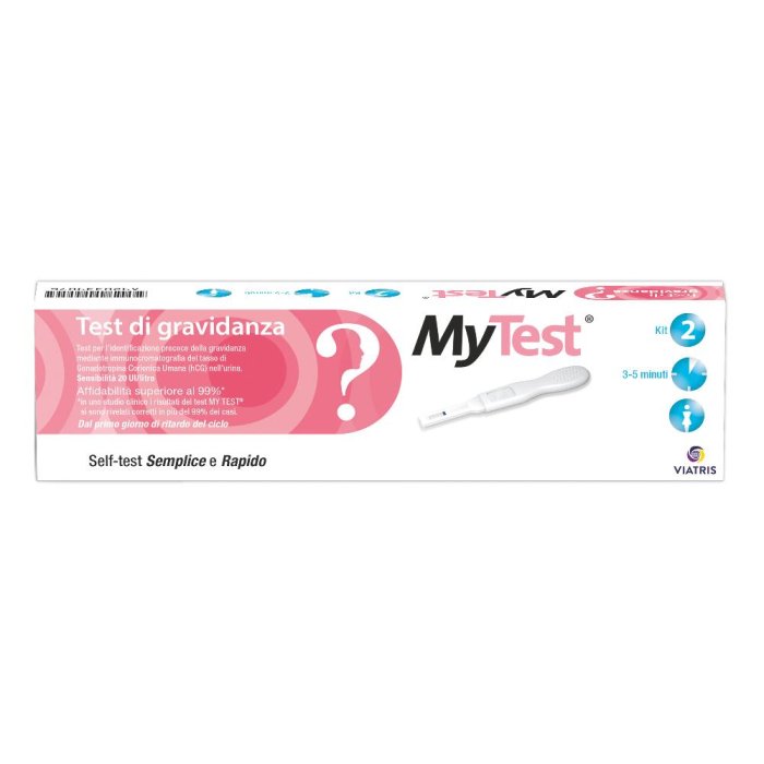 Mylan Test Di Gravidanza Rapido Hcg My Test Articolo Myit2012010-c 2 Pezzi