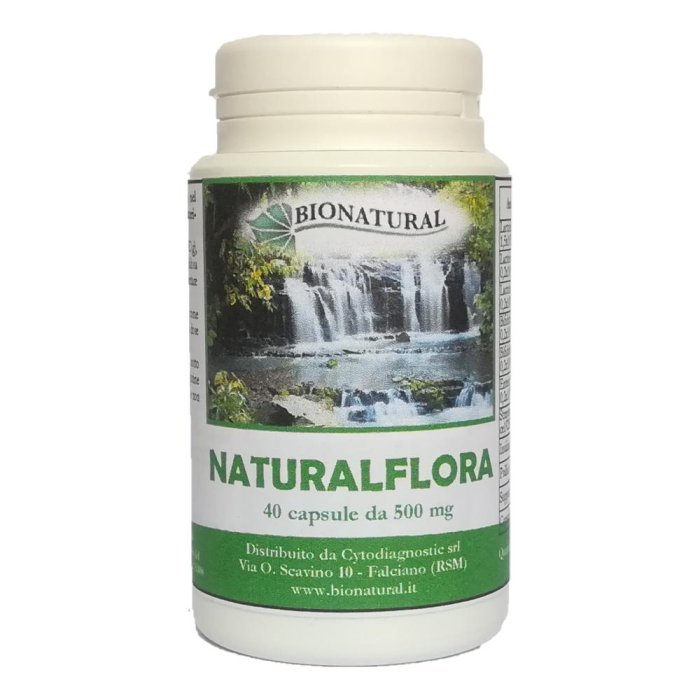 Naturalflora  40  Capsule – Probiotico Intestinale integratore con fermenti lattici per l'equilibrio della flora intestinale