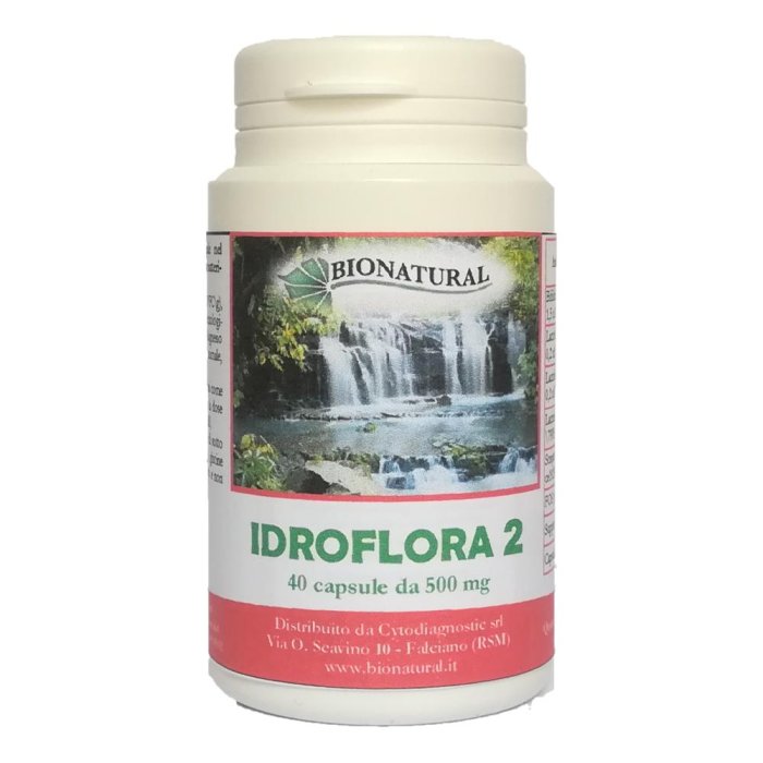 Idroflora 2 40 capsule integratore con fermenti lattici e fibre per intestino