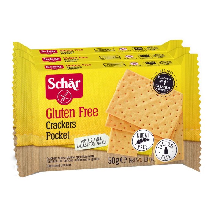 Dr.schar Schar Crackers Pocket 3 Pezzi 50 G