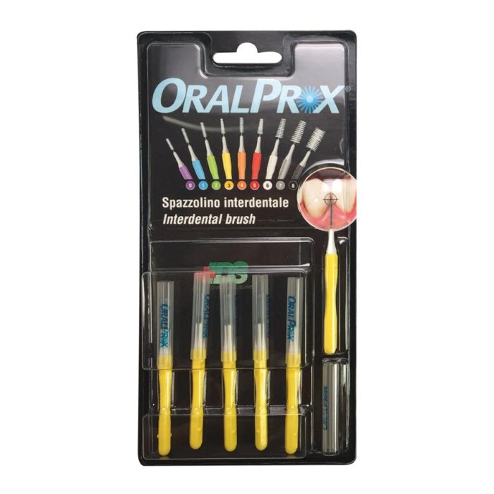 Ids Oralprox Blister Da 6 Spazzolini Interdentali Misura 3 Colore Giallo