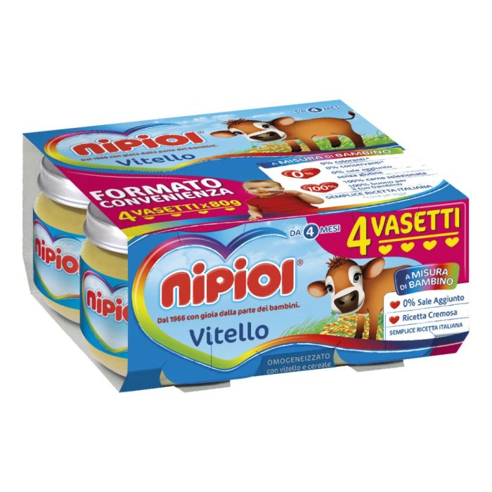 NIPIOL OMOG VITELLO 80G 4PZ