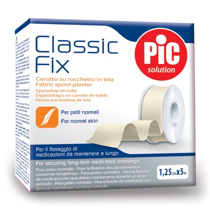Artsana Pic Classic Fix Cerotto Su Rocchetto In Tela 5X5 m