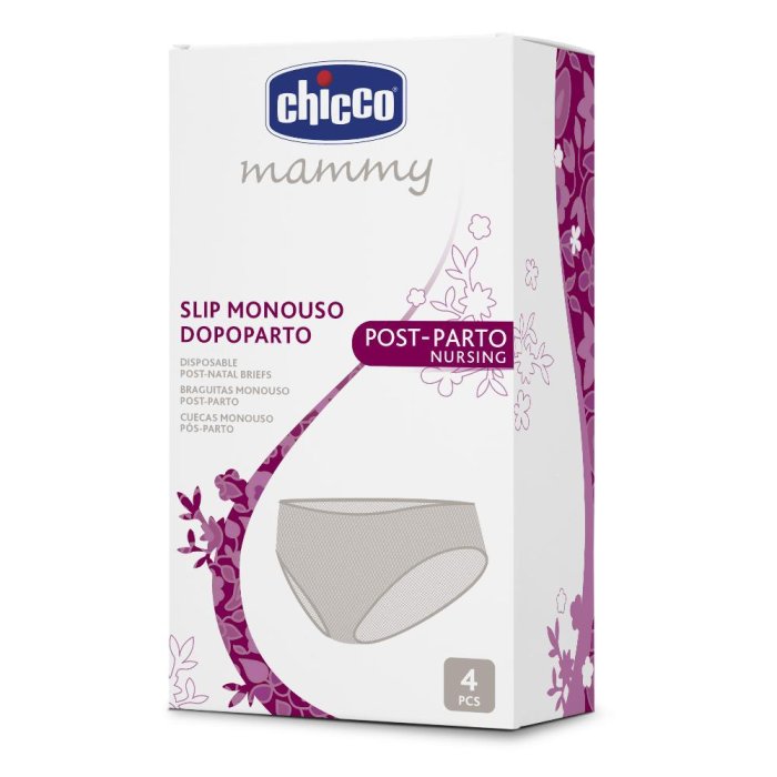 Chicco Mamma Donna Slip Tessuto Non Tessuto Misura 3 4 Pezzi