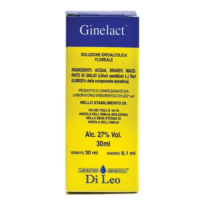 Laboratorio Erboristico Di Leo Fiori Di Bach Ginelact Gocce 30 Ml