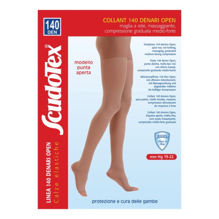 Scudotex Collant 140 Denari a Compressione Graduata Colore Daino Taglia 5