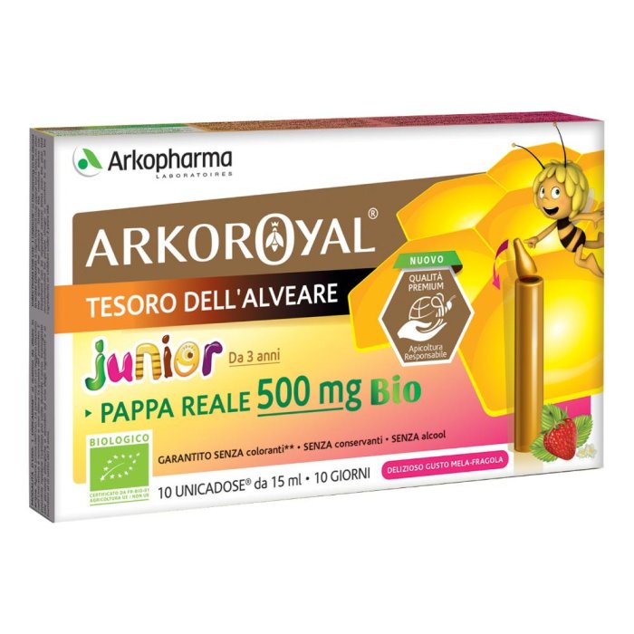 Pappa Reale Biologica 500 Mg 10 Unica Dose