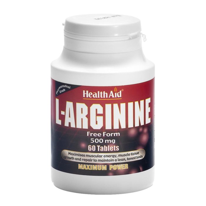 Arginina 500 mg 60 tavolette - integratore di L-arginina per tono ed energia