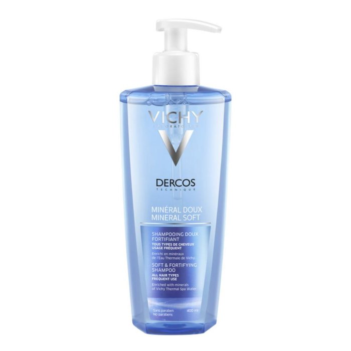 Dercos Minerale Shampoo Dolce Fortificante Uso Frequente 400 ml