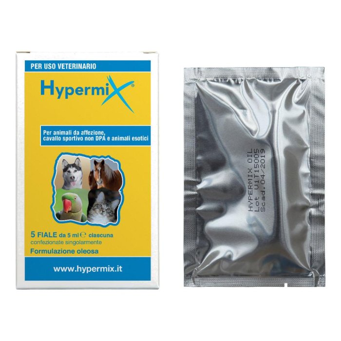 Hypermix Miscela di Oli per Terapia di lesioni esterne Uso Veterinario 5 fiale