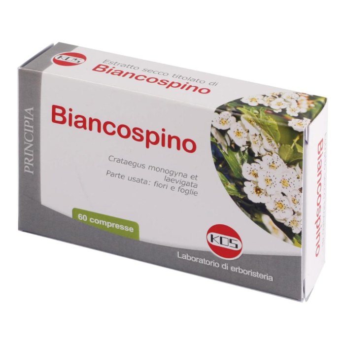 Kos Principia - Biancospino Integratore Alimentare Estratto Secco 60 Compresse