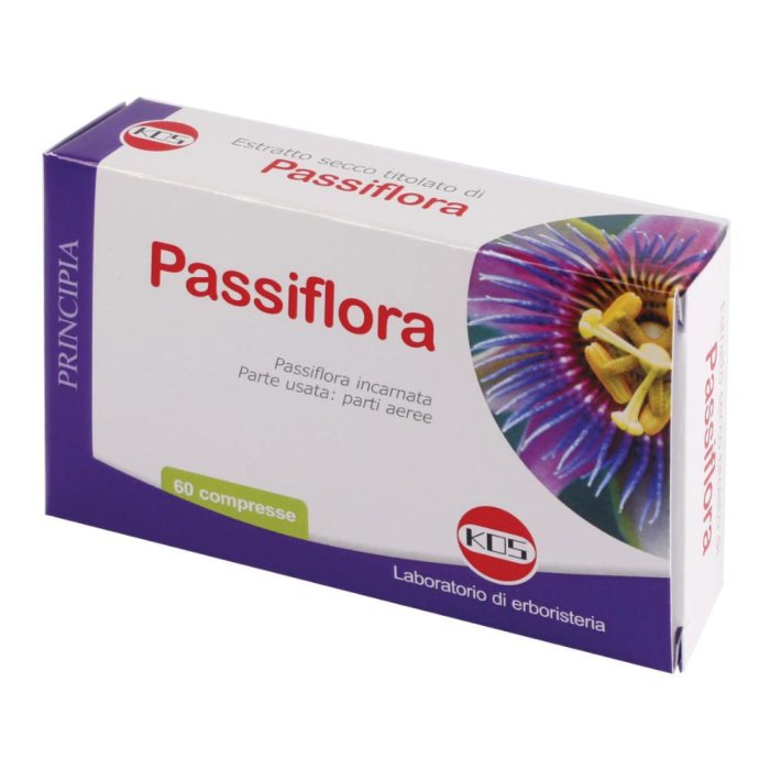 Kos Passiflora Estratto Secco Integratore Sonno e Rilassamento 60 Compresse