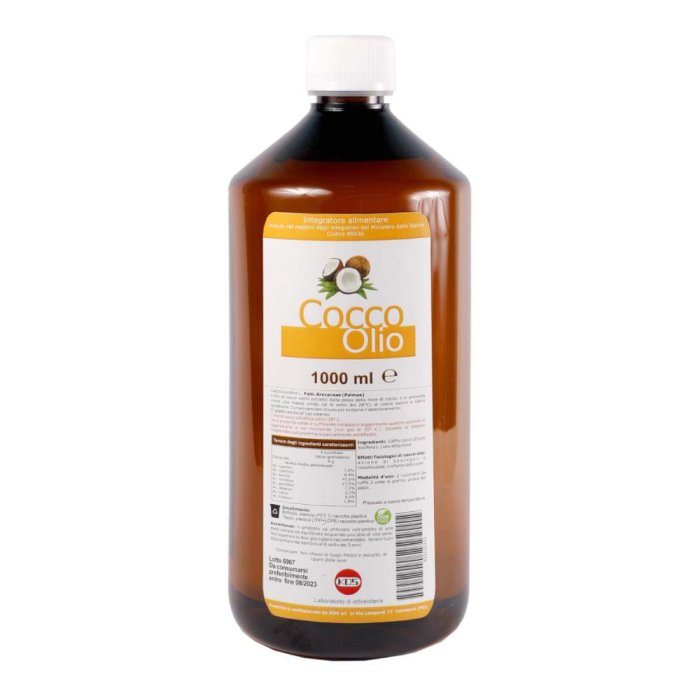 Olio di Cocco 125 ml KOS – Olio di Cocco Puro e Naturale per Pelle e Capelli