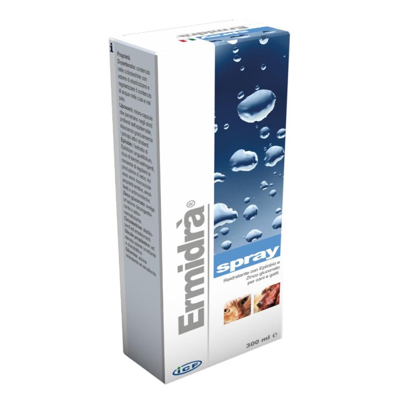 ICF Farmaceutici  Animali Domestici Ermidrà Spray Cani e Gatti 300 ml