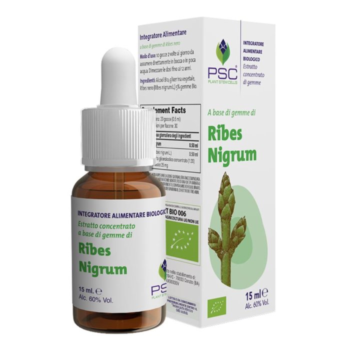 Ribes Nigrum Gocce 15 ml – Estratto Gemmoderivato di Ribes Nigrum ad Alta Concentrazione