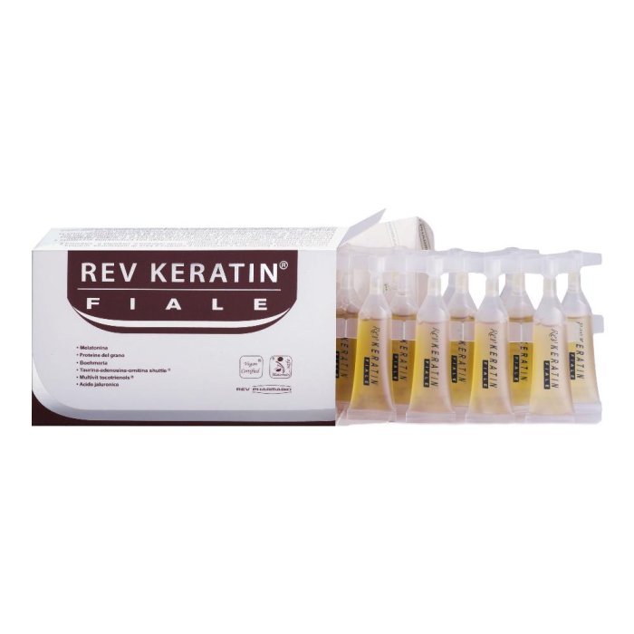 Rev Pharmabio Rev Keratin Fiale 15 Fiale 5 Ml