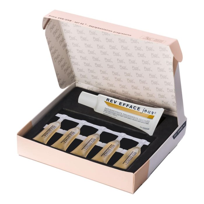 Rev Efface Kit Trattamento Depigmentante Crema Giorno 30 ml + 5 Fiale Notte