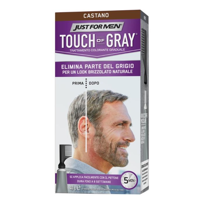 Combe Italia Touch Of Gray Trattamento Colorante Graduale Castano