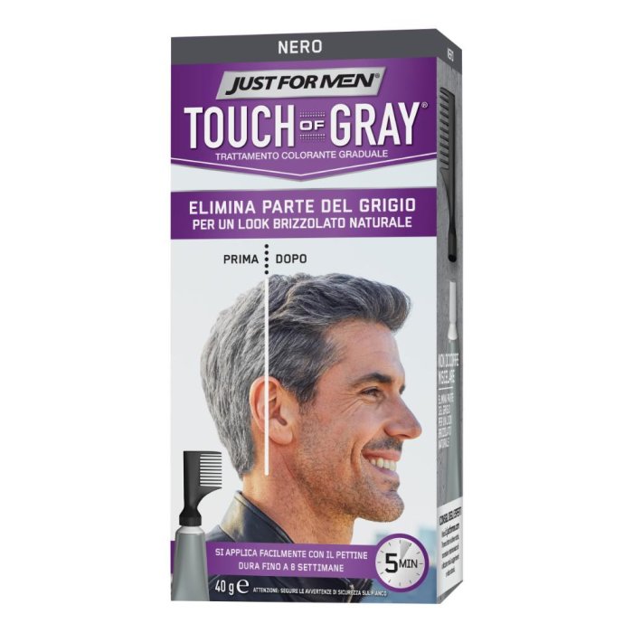 Combe Italia Touch Of Gray Trattamento Colorante Graduale Nero