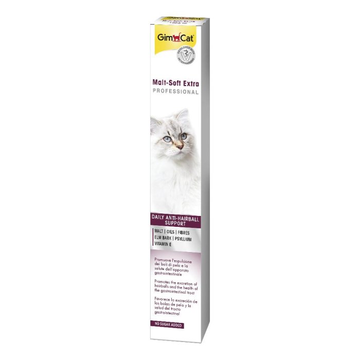 Gimcat Malt Soft Extra Pasta per Gatti Professionale 100 grammi Anti Boli di Pelo e Supporto della Digestione