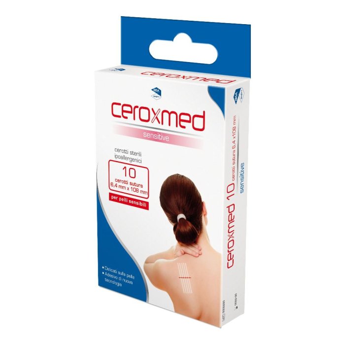 Ibsa Farmaceutici Italia Cerotto Per Sutura Ceroxmed 6,4x108 Mm