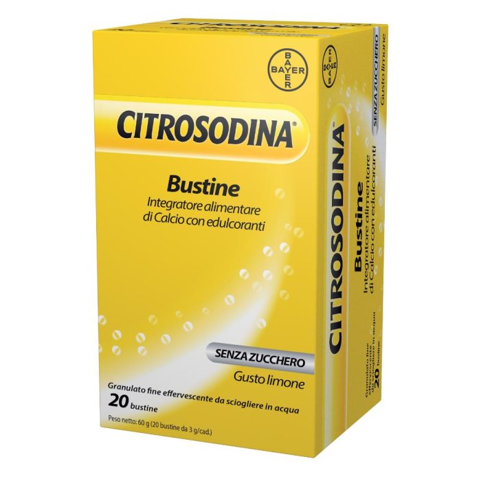 Citrosodina  Digestione Benessere dello Stomaco 20 Bustine Effervescenti