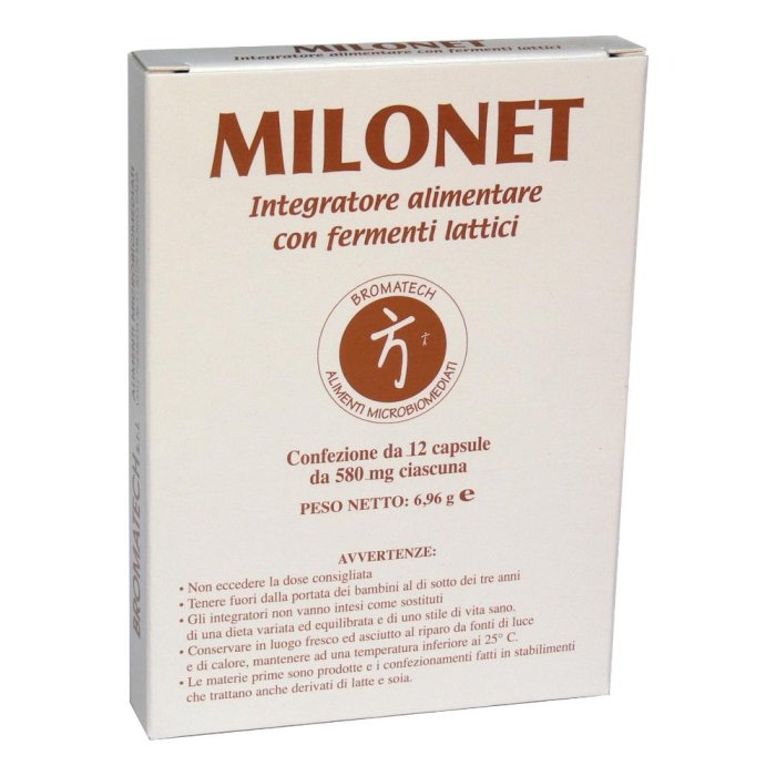 Bromatech  Intestino Sano Milonet Fermenti Integratore 12 Capsule