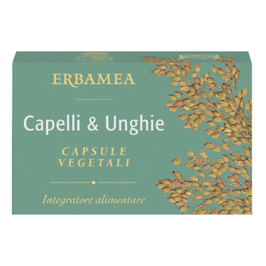 Integratore Capelli e Unghie 24 Capsule EBM Rinforzante e Nutriente per Crescita e Forza Integratore Capelli e Unghie 24 Capsule EBM Rinforzante e Nutriente per Crescita e Forza