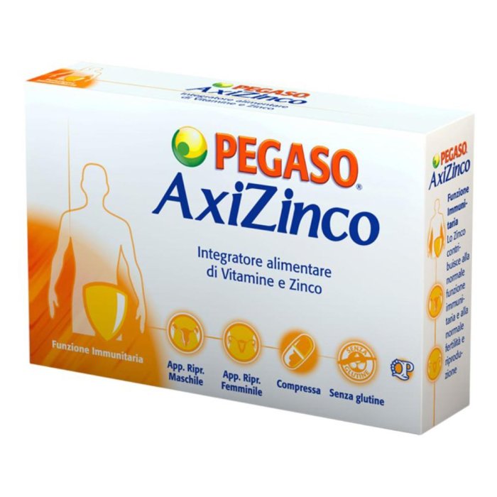 Pegaso  Vitamine Minerali AxiZinco Integratore Alimentare 50 Compresse