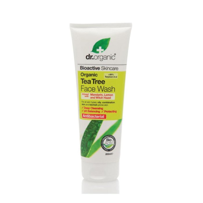 DR ORGANIC TEA TREE FACE WASH
